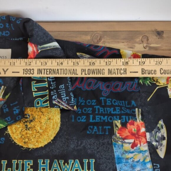 Men’s Hawaiian Summer  Cocktail Lounge Cruise Button Down Shirt - Picture 7 of 11